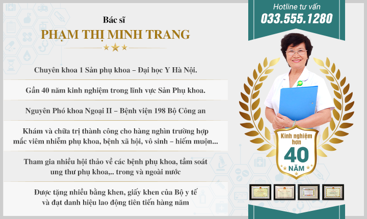 Bác sĩ: Phạm Thị Minh Trang