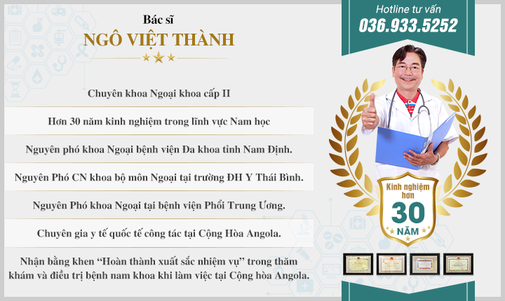 Chuyên môn khám và điều trị của bác sĩ Ngô Việt Thành