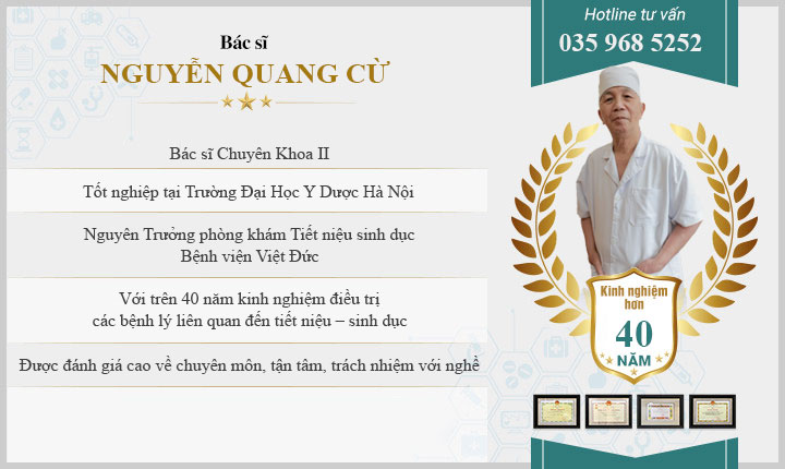 Bác Sĩ Nguyễn Quang Cừ - Bác sĩ Chuyên Khoa II 