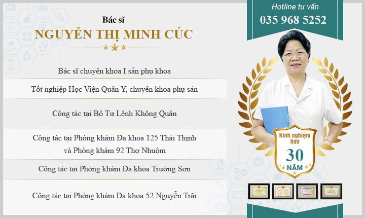 Bác sĩ Chuyên Khoa I sản phụ khoa - Nguyễn Thị Minh Cúc