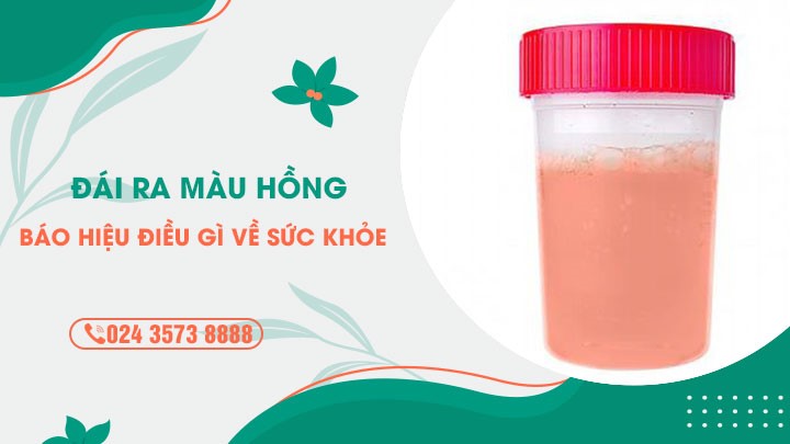 Đái ra màu hồng báo động điều gì về sức khỏe?