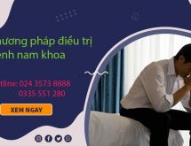 Phương pháp điều trị bệnh nam khoa đàn ông cần lưu ý