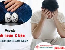 Đau tức tinh hoàn 2 bên – Dấu hiệu cảnh báo nhiều bệnh lý cần chú ý