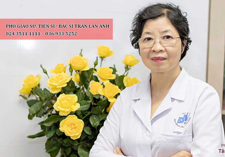 Phó Giáo sư, Tiến sĩ Trần Lan Anh - bác sĩ da liễu giỏi ở Hà Nội