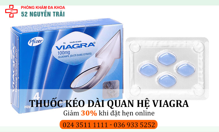 Thuốc kéo dài thời gian quan hệ Viagra