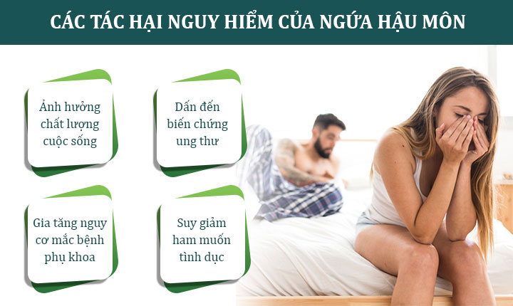 Tác hại nguy hiểm của ngứa hậu môn