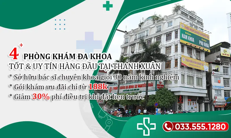 4 phòng khám đa khoa ở Thanh Xuận