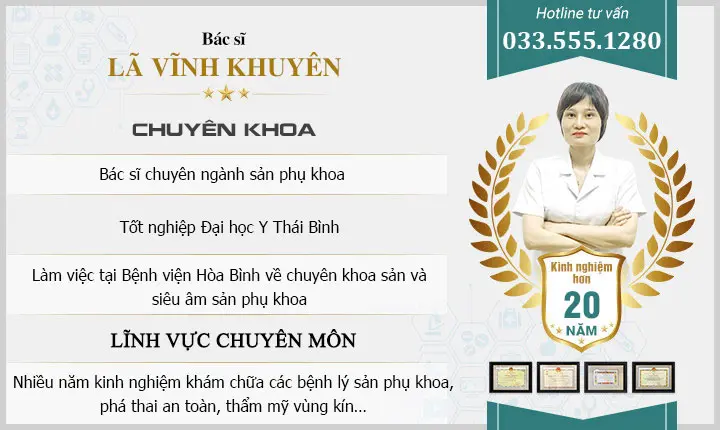 Bác sĩ phụ khoa Lã Vĩnh Khuyên