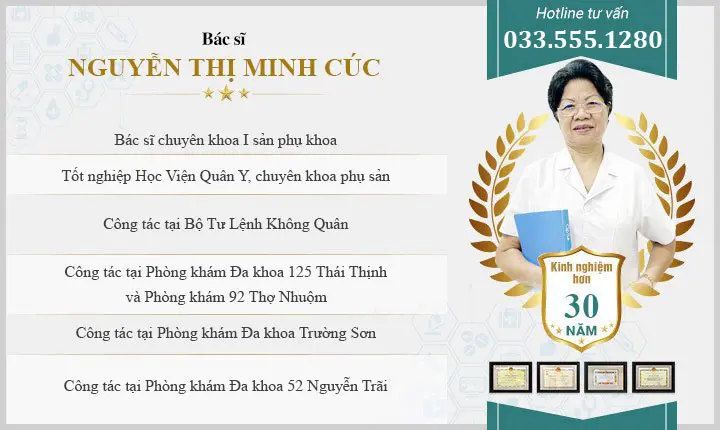 Bác sĩ phụ khoa Nguyễn Thị Minh Cúc