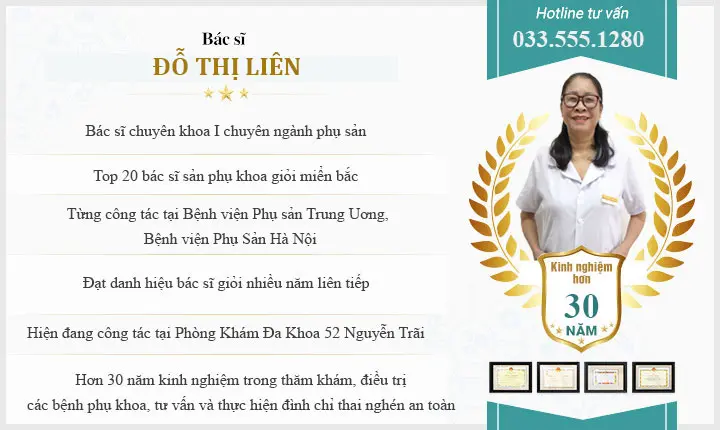 Bác sĩ phụ khoa Đỗ Thị Liên