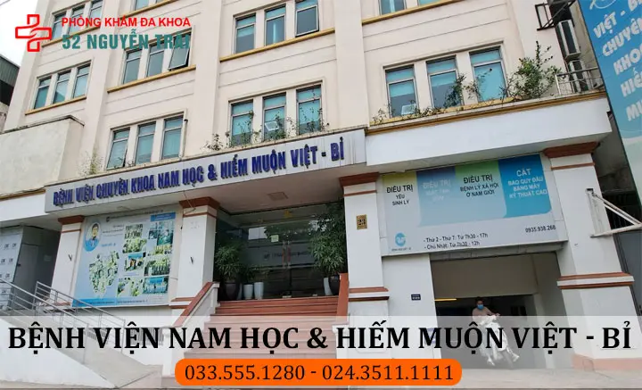 Bệnh viện chuyên khoa nam học & hiếm muộn Việt Bỉ