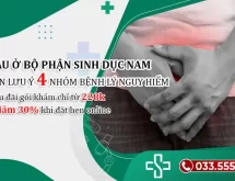 Đau ở bộ phận sinh dục nam : Cần chú ý các bệnh lý nguy hiểm sau