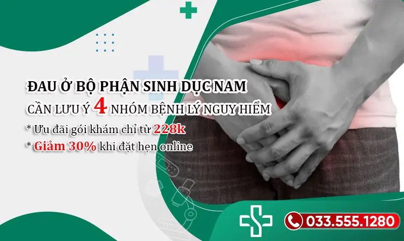 Đau ở bộ phận sinh dục nam