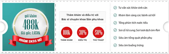 Gói khám sức khỏe sinh sản ở nữ