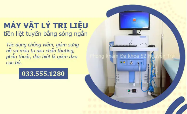 Máy vật lý trị liệu tiền liệt tuyến bằng sóng ngắn