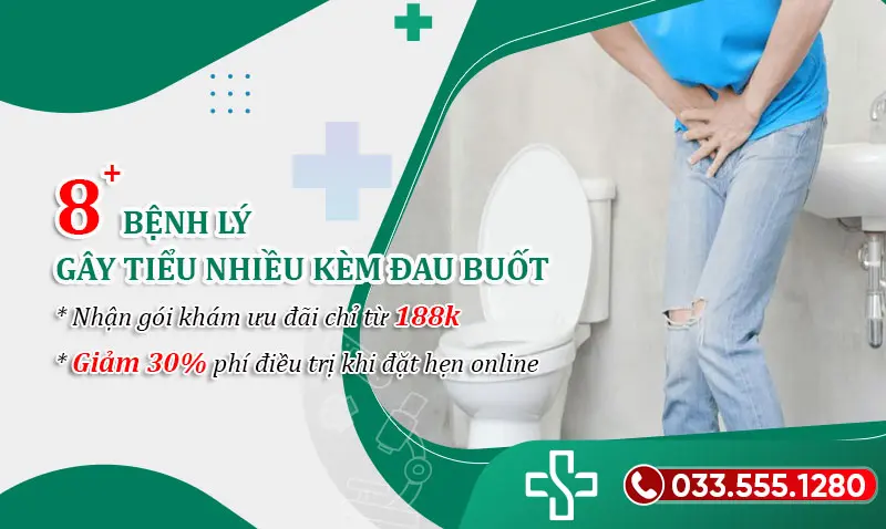 Các bệnh lý gây tiểu nhiều lần, tiểu buốt ở nam và nữ