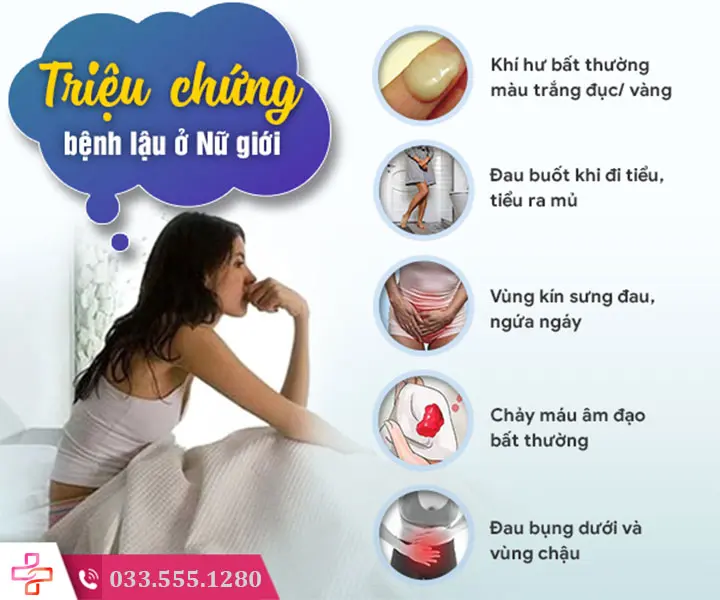 Dấu hiệu bệnh lậu ở nữ