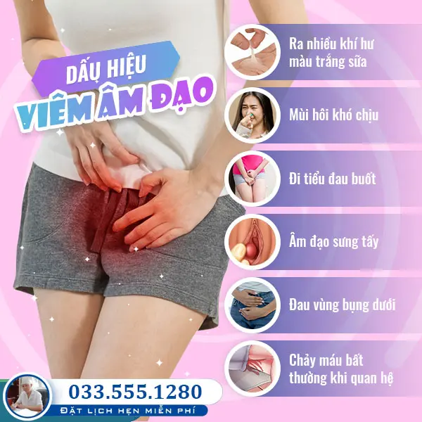 Dấu hiệu viêm âm đạo