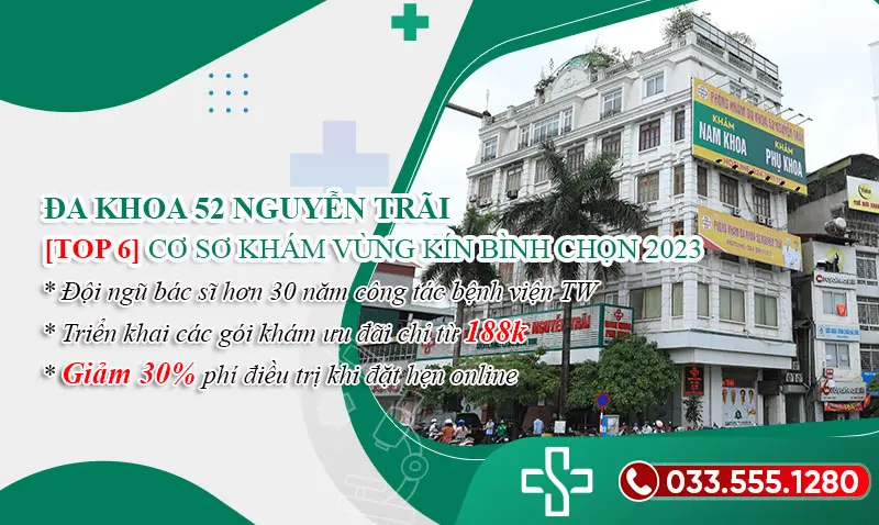 Khám vùng kín ở đâu uy tín, phí ưu đãi chỉ từ 188k