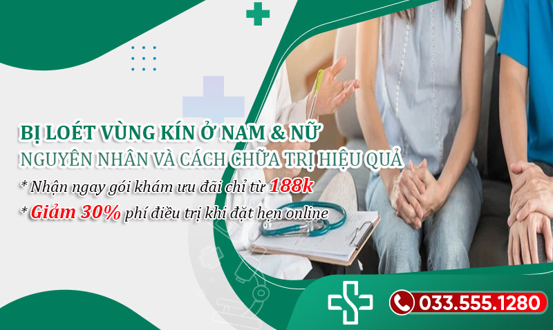 Nguyên nhân và cách chữa lở loét vùng kín ở nam và nữ