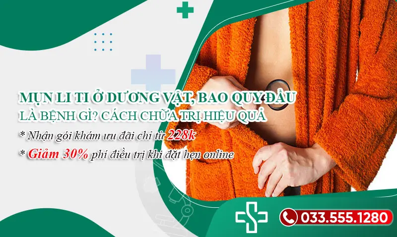 Nổi mụn li ti ở dương vật, bao quy đầu cảnh báo bệnh gì