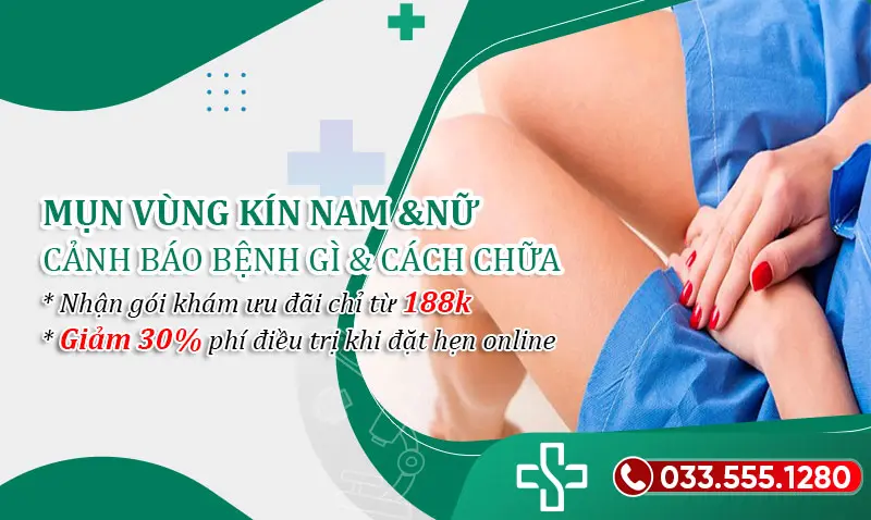 Thủ phạm gây mụn nhọt vùng kín ở nam và nữ