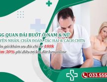 Đái buốt ở nam & nữ: 9 Nguyên nhân, Tác hại, Cách chữa trị