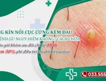 Vùng kín nổi cục cứng đau do đâu? Cách chữa trị như nào?