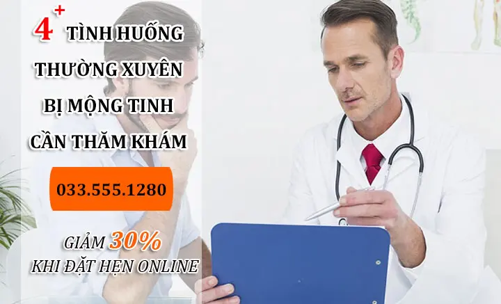 4 Tình huống thường xuyên mộng tinh cần thăm khám bác sĩ