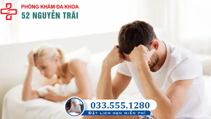 Rối loạn cương dương là nguyên nhân phổ biến gây dương vật mềm khi quan hệ