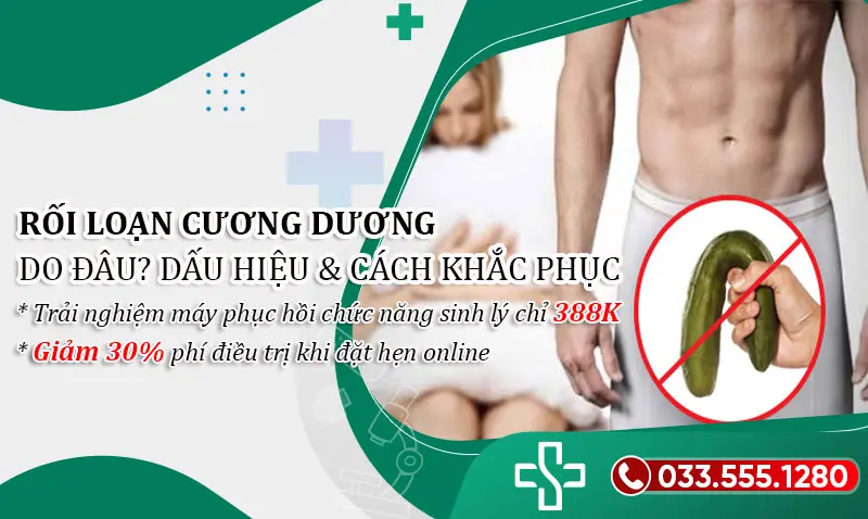 Hiện tượng rối loạn cương dương: Có đáng lo ngại như bạn nghĩ?