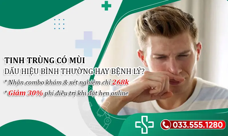 Tinh trùng có mùi - Chuyện bình thường hay dấu hiệu sức khỏe?