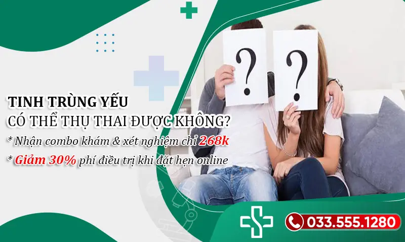 Tinh trùng yếu có thụ thai được không?