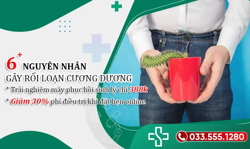 Vì sao bị rối loạn cương dương? 6 Nguyên nhân và Giải pháp khắc phục