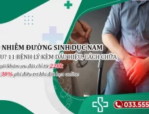 Viêm nhiễm đường sinh dục nam do đâu? 11 Bệnh lý kèm dấu hiệu & Cách chữa