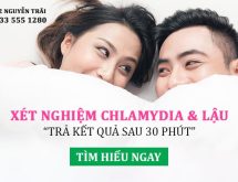 Xét nghiệm Chlamydia và Lậu: trả kết quả sau 30 phút tại Hà Nội