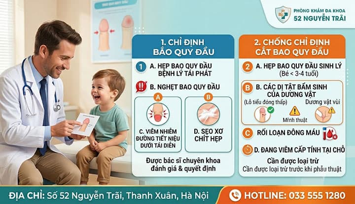 Các Chỉ Định Và Chống Chỉ Định Cắt Bao Quy Đầu Cho Trẻ Em