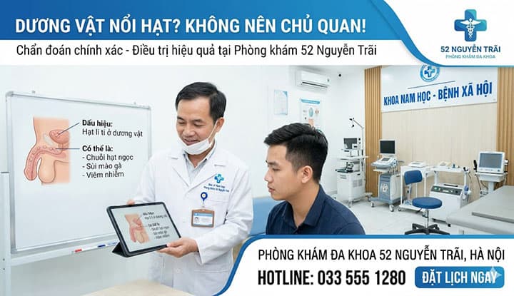DƯƠNG VẬT NỔI HẠT: NGUYÊN NHÂN, NGUY CƠ BỆNH LÝ VÀ PHƯƠNG PHÁP ĐIỀU TRỊ KHẢ QUAN
