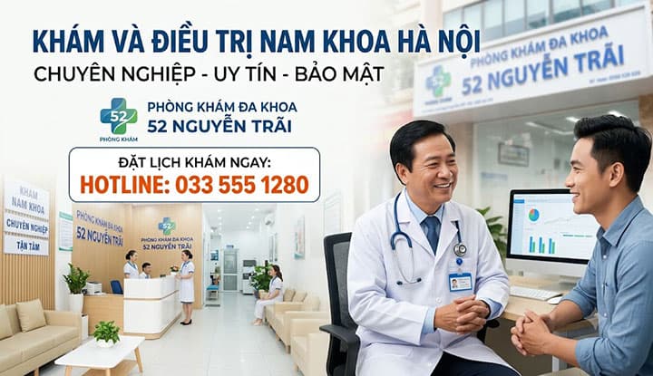 Địa Chỉ Khám Nam Khoa Hà Nội Uy Tín: Phòng Khám Đa Khoa 52 Nguyễn Trãi