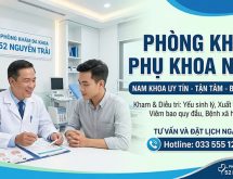 PHÒNG KHÁM PHỤ KHOA NAM: ĐỊA CHỈ CHĂM SÓC SỨC KHỎE SINH SẢN UY TÍN TẠI HÀ NỘI
