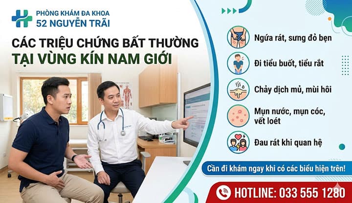 Khi Nào Nam Giới Cần Đến Phòng Khám "Phụ Khoa Nam"?

Các triệu chứng bất thường tại vùng kín nam giới