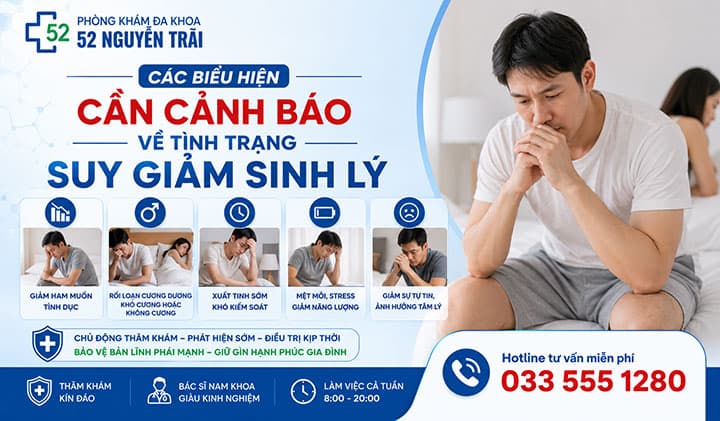 Các Biểu Hiện Cần Cảnh Báo Về Tình Trạng Suy Giảm Sinh Lý