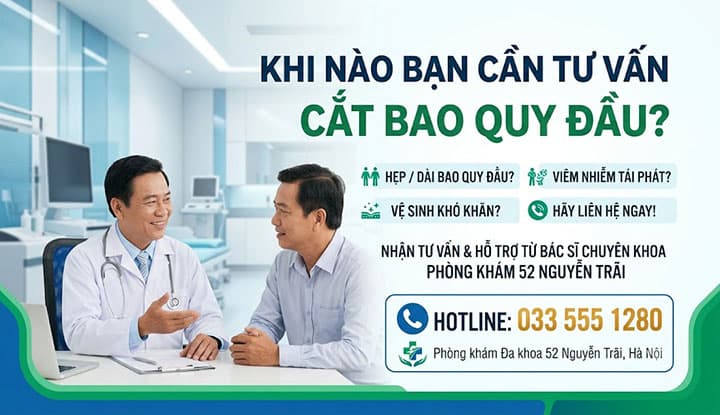Khi Nào Bạn Cần Tư Vấn Cắt Bao Quy Đầu?