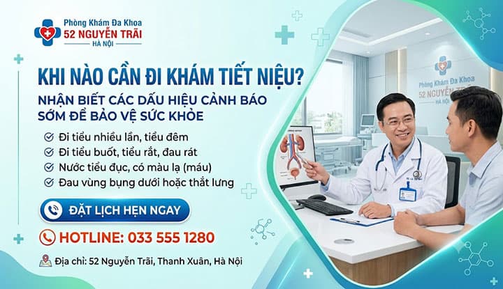 Khi nào cần đi khám tiết niệu? Dấu hiệu nhận biết ở nam và nữ