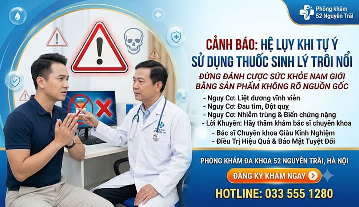 Cảnh báo hệ lụy khi tự ý sử dụng thuốc tăng cường sinh lý trôi nổi trên thị trường