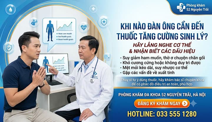 Khi nào đàn ông Hà Nội cần đến thuốc tăng cường sinh lý?